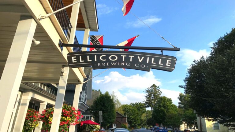 Ellicottville Brewing Co Sign