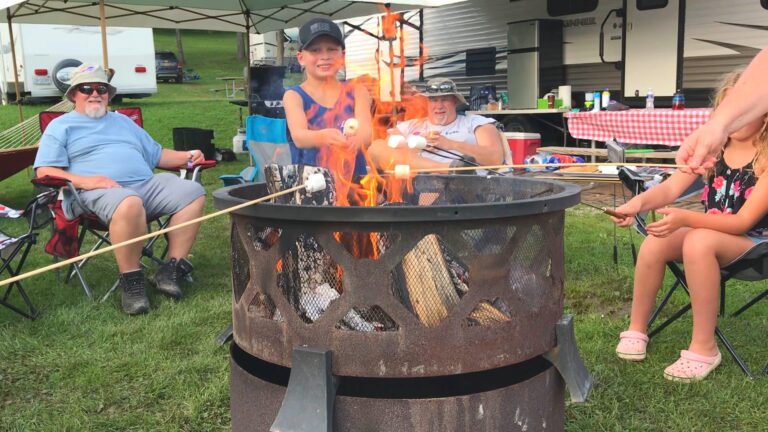 Family 1 Smores Campfire Wide
