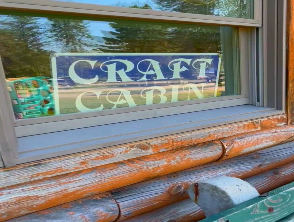 Amr Activities Crafts Cabin Sign