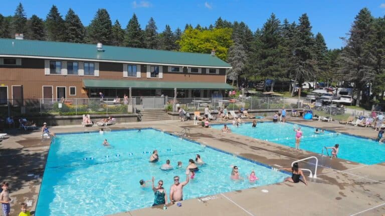 Amr Drone Amenities Pool Crowded